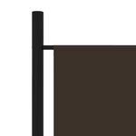 vidaXL Cloison de séparation 3 panneaux Marron 150x180 cm