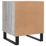 vidaXL Tables de chevet 2 Pièces sonoma gris 40x40x50cm bois d'ingénierie
