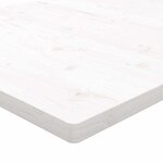 vidaXL Dessus de table blanc 40x40x2 5 cm bois de pin massif