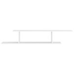 vidaXL Étagère TV murale Blanc 125x18x23 cm Bois d’ingénierie