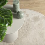 vidaXL Tapis Beige 120x170 cm Polyester antidérapant