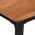 vidaXL Chaises de bar lot de 4 bois d'acacia massif