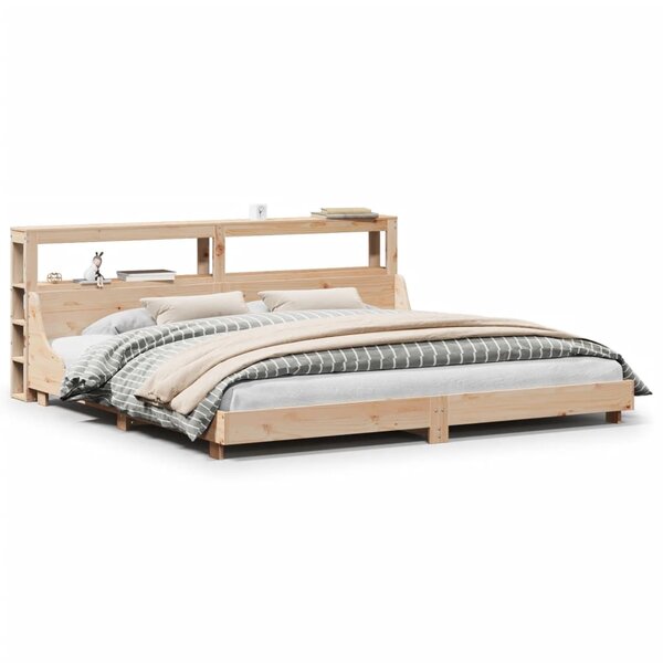 vidaXL Cadre de lit sans matelas 180x200 cm bois massif de pin
