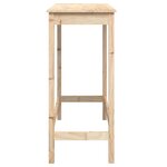vidaXL Table de bar 100x50x110 cm bois massif de pin