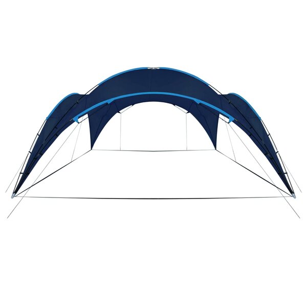 vidaXL Arceau de tente de réception 450x450x265 cm Bleu foncé