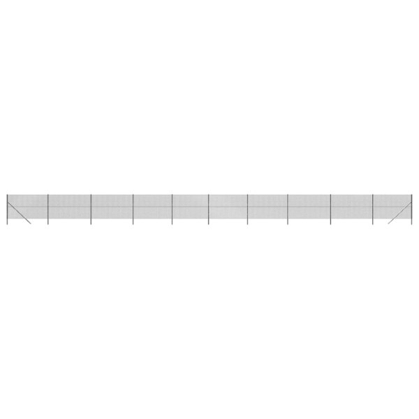 vidaXL Clôture à mailles losangées anthracite 1 6x25 m