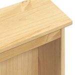vidaXL Bibliothèque Corona 46x20x170 cm bois de pin massif
