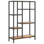 vidaXL Étagère à livres 80x30x120 cm Acier et bois d'ingénierie
