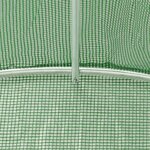 vidaXL Serre avec cadre en acier vert 84 m² 14x6x2 85 m
