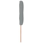 Headboard LED vidaXL Rempli de Boutons Gris Clair 72 cm en Tissu
