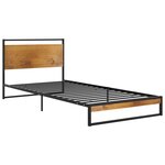 vidaXL Cadre de lit Métal 90x200 cm
