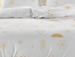 Parure de lit Noël 140 x 200 cm - Doré