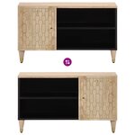 vidaXL Meuble TV 80x31x46 cm bois massif de manguier
