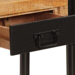 vidaXL Table console 110x30x76 cm Bois de manguier solide