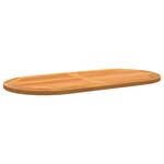 vidaXL Plateau de table 100x50x2.2 cm ovale en bois massif d'acacia