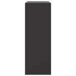vidaXL Buffet noir 67x39x107 cm acier