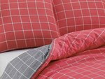 Parure de lit rouge TRENDY 260 x 240 cm