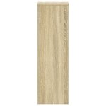 vidaXL Supports pour plantes 2 Pièces chêne sonoma bois d'ingénierie