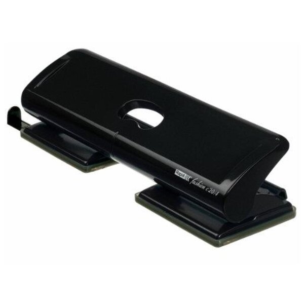 Perforateur 4 trous 20 feuilles avec réglette Noir RAPID