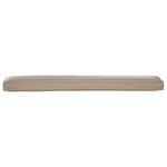vidaXL Coussins de Palette pour Banc 2 Pièces Taupe 200x40x8 cm Tissu Oxford