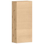 vidaXL Cabinet à chaussures en chêne artisan 80x39x180 cm en bois d'ingénierie