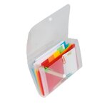 Trieur Pocket 6 Compartiments En Polypropylène Crystal - 11x18cm - Cristal - X 5 - Exacompta