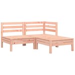 vidaXL Canapé de jardin avec coussins et repose-pied 2 places