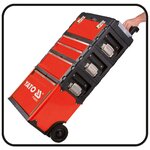 YATO Chariot à boîtes à outils avec 2 tiroirs 52x32x72 cm