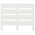 vidaXL Cadre de lit sans matelas blanc 75x190 cm bois de pin massif