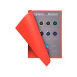 Paquet De 100 Sous-chemises Flash 80 100  Recyclé - 22x31cm - Rouge - X 10 - Exacompta