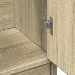 vidaXL Armoire d'évier chêne sonoma 63x29x55 cm bois d'ingénierie