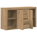 Buffet vidaXL Chêne artisanal Bois d'ingénierie 120 x 36 x 69 cm