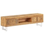 vidaXL Meuble TV Bois de récupération massif 140x30x40 cm