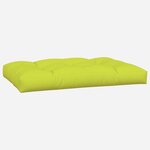 vidaXL Coussins de palette lot de 5 vert vif tissu