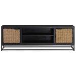 vidaXL Meuble TV 120x30x40 cm Bois massif de manguier