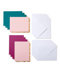 Cricut Joy Cartes Adhésives et Enveloppes Emeraude/Fuschia 8 pièces