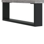 vidaXL Buffet haut Sonoma gris 69 5x34x180 cm Bois d'ingénierie