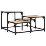 vidaXL Table basse chêne sonoma 68x68x40 cm bois d'ingénierie