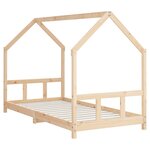 vidaXL Cadre de lit pour enfant 90x190 cm Bois de pin massif