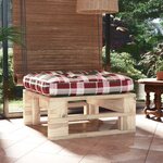 vidaXL Pouf palette de jardin bois de pin imprégné