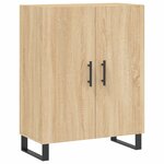 vidaXL Buffet haut Chêne sonoma 69 5x34x180 cm Bois d'ingénierie