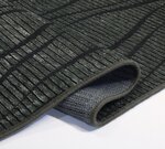 Tapis de couloir VERA Vague 80 x 150 cm - Gris