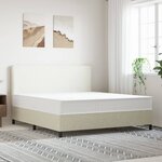 vidaXL Matelas à ressorts ensachés dureté moyenne 180x200 cm