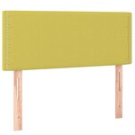 vidaXL Tête de lit à LED Vert 80x5x78/88 cm Tissu