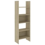 vidaXL Bibliothèque Chêne sonoma 60x35x180 cm Bois d’ingénierie
