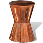 vidaXL Tabouret Bois de récupération massif