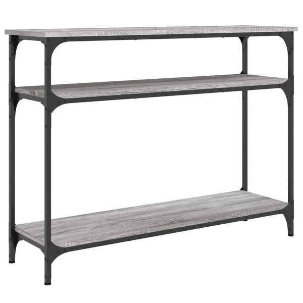 vidaXL Table console sonoma gris 100x29x75 cm bois d'ingénierie