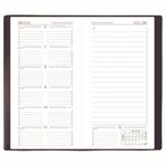 Agenda Classique NOTEXDI 88 x 170 mm Vertical Couverture Plastique Noir QUOVADIS