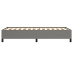 vidaXL Cadre de lit sans matelas gris foncé 90x190 cm tissu