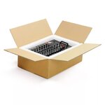 10 cartons d'emballage 16 x 12 x 11 cm - Double cannelure